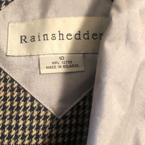 Rain Shredder Vintage Metallic hooded Double Button Up Trench Coat - Picture 4 of 8